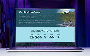 Renew Alberta Social Issue Campaign Webpage